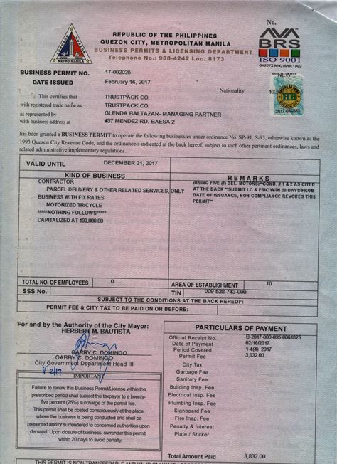 quezon city hall business permit|Iba pa.